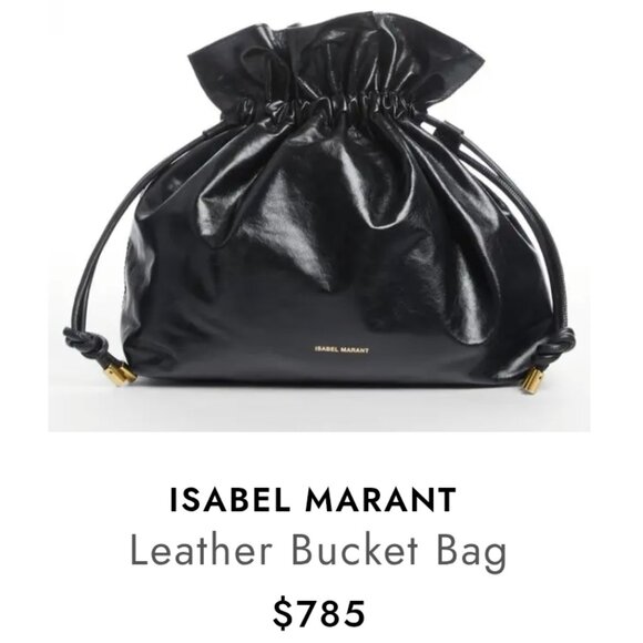 Isabel Marant Drawstring Shoulder Bag "EUC" - Picture 15 of 16